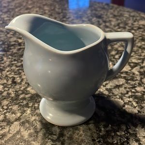 Vintage Santa Anita Ware‎ baby blue creamer, California pottery